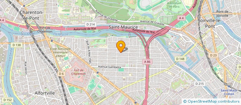 localisation de l'entreprise SANTE MONTALEAU à MAISONS-ALFORT