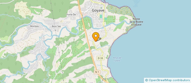 localisation de l'entreprise SANTE MOUV' 971  GOYAVE