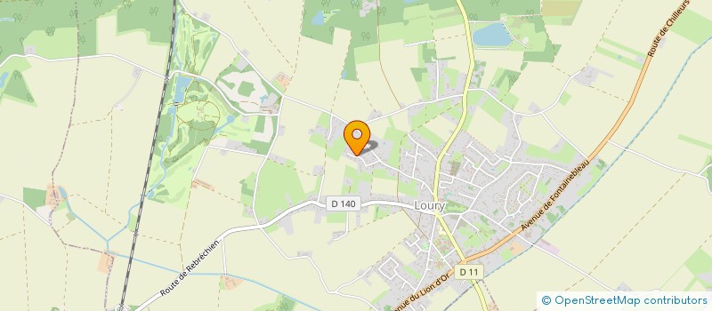 localisation de l'entreprise SANTE MOUVEMENT KINE 45  LOURY