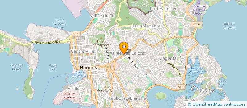 localisation de l'entreprise SANTE NATURE à NOUMEA