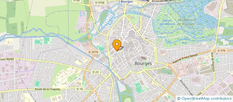 localisation de l'entreprise SANTE NUTRI FORM'  BOURGES