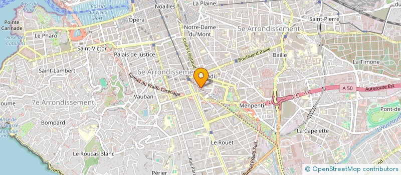 localisation de l'entreprise SANTE NUTRITION FRANCE à MARSEILLE