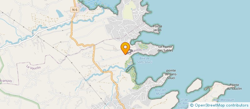 localisation de l'entreprise SANTE OUTREMER à LE VAUCLIN