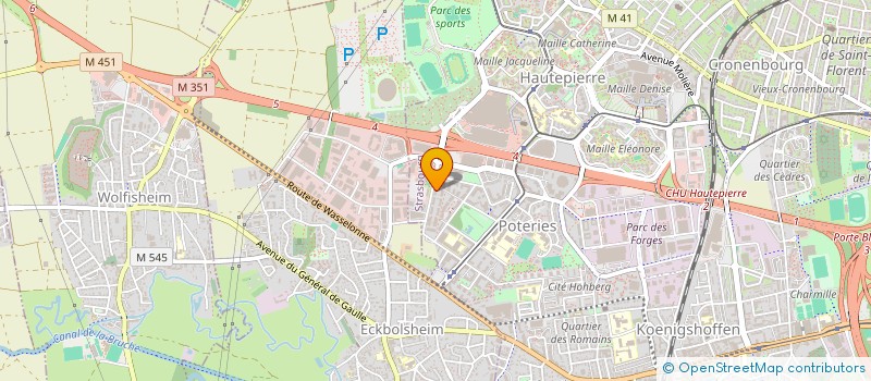 localisation de l'entreprise SANTE PLUS  MOMMENHEIM