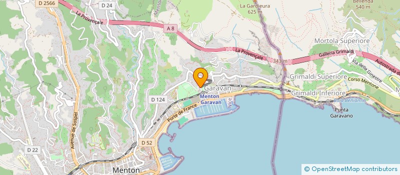 localisation de l'entreprise SANTE PLUS  MENTON