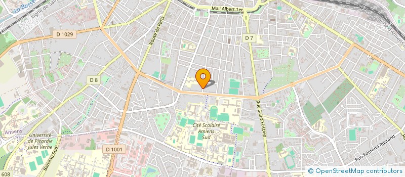 localisation de l'entreprise SANTE POUR TOUS à AMIENS
