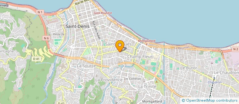 localisation de l'entreprise SANTE-PROMOTION à SAINT-DENIS