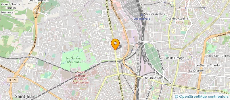 localisation de l'entreprise SANTE RECHERCHE ET DEVELOPPEMENT INDUSTRIEL à ORLEANS