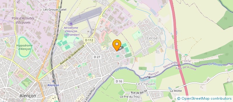localisation de l'entreprise SANTE RESSOURCES à ALENCON
