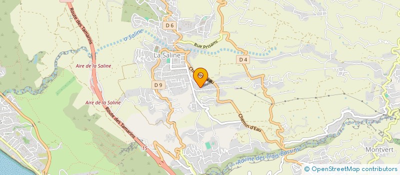 localisation de l'entreprise SANTE SALINE  SAINT-PAUL