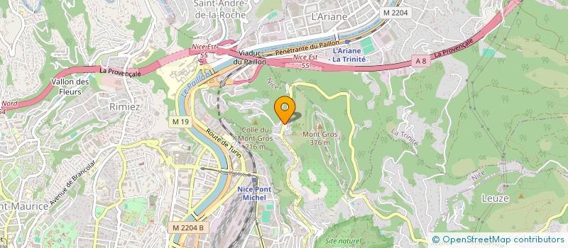 localisation de l'entreprise SANTE SANS ALCOOL SOLIDARITE à NICE