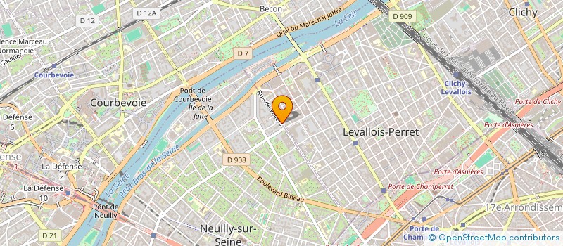 localisation de l'entreprise SANTE SERVICE + à LEVALLOIS-PERRET