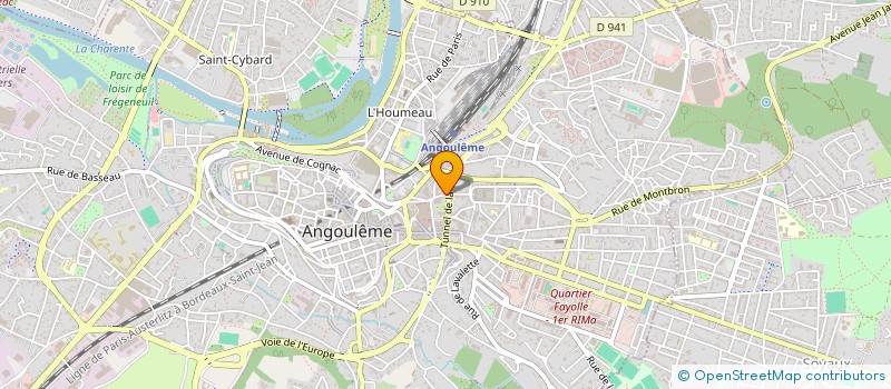 localisation de l'entreprise SANTE SERVICE CHARENTE SOINS D à ANGOULEME