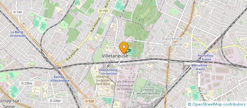 localisation de l'entreprise SANTE SERVICES à VILLETANEUSE
