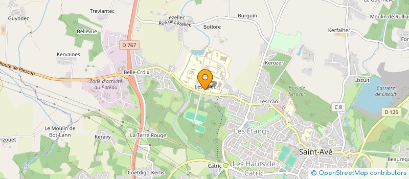 localisation de l'entreprise SANTE SOCIAL SERVICES EN LOGISTIQUE DU GOLFE DU MORBIHAN  SAINT-AVE