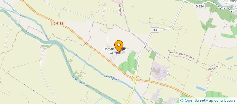 localisation de l'entreprise SANTE SOCIAL SOLIDARITE  BRAM