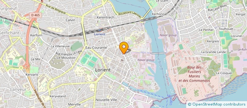 localisation de l'entreprise SANTE SOMMEIL à LORIENT