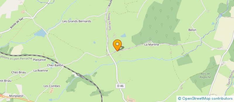 localisation de l'entreprise SANTE,SOMMEIL ET PERINATALITE  SAINT-MARTIN-D'ESTREAUX