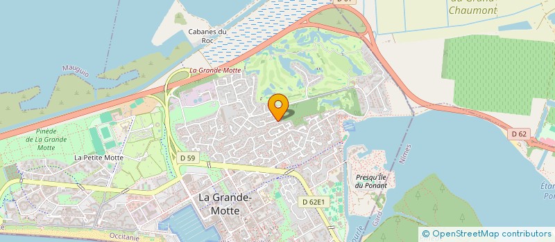 localisation de l'entreprise SANTE SPORTS LOISIRS à LA GRANDE-MOTTE