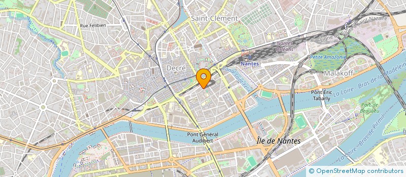 localisation de l'entreprise SANTE SUP' à NANTES