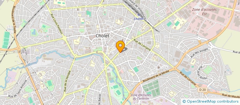 localisation de l'entreprise SANTE TRAVAIL CHOLET SAUMUR à CHOLET