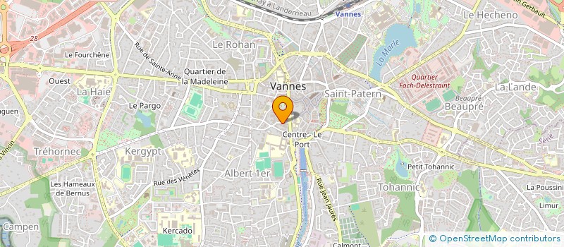 localisation de l'entreprise SANTE VANNES-REPUBLIQUE à VANNES