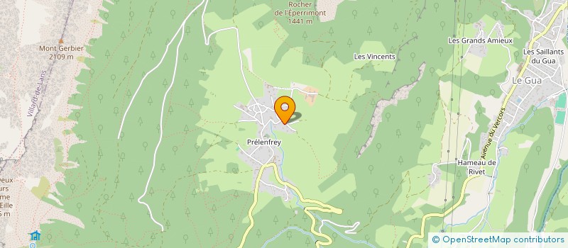 localisation de l'entreprise SANTE VIF  LE GUA