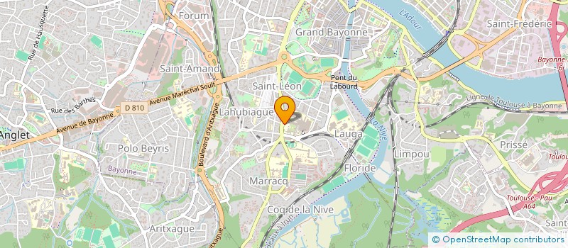 localisation de l'entreprise SANTE VIH COTE BASQUE à BAYONNE