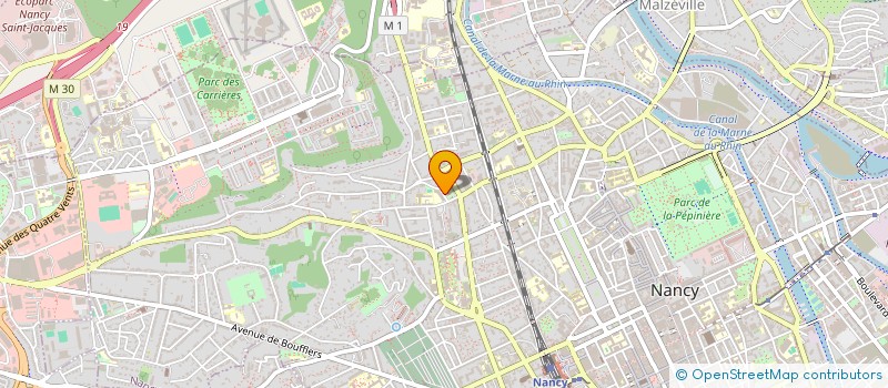 localisation de l'entreprise SANTE2D à NANCY