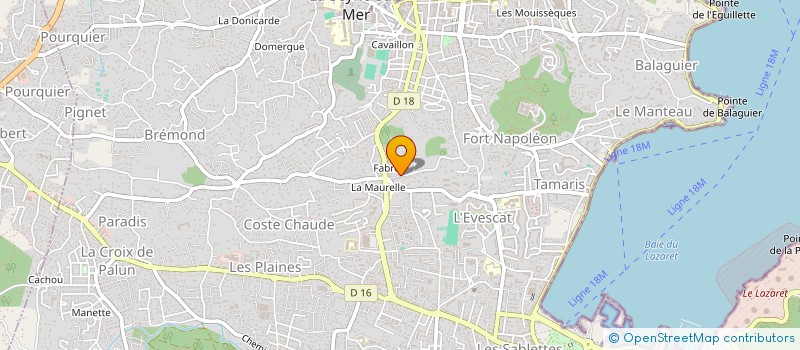 localisation de l'entreprise SANTEC à LA SEYNE-SUR-MER