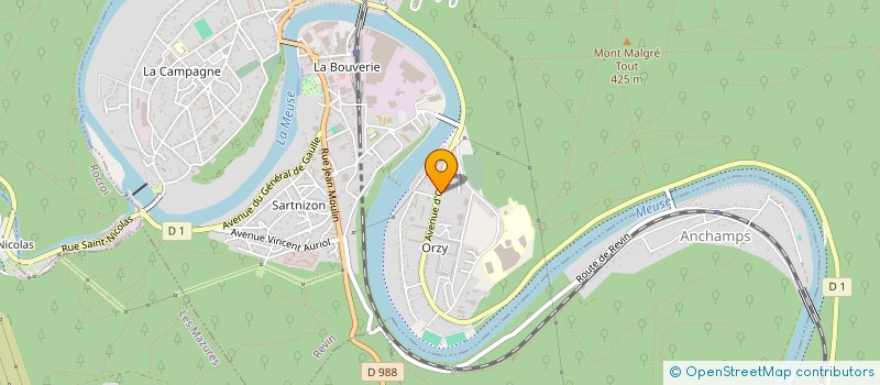 localisation de l'entreprise SANTEC à REVIN