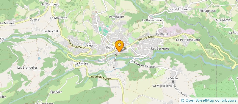 localisation de l'entreprise SANTECONSEIL à PELUSSIN