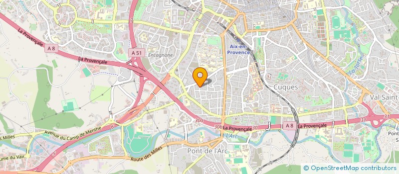 localisation de l'entreprise SANTECONSEILS PIGONNET à AIX-EN-PROVENCE