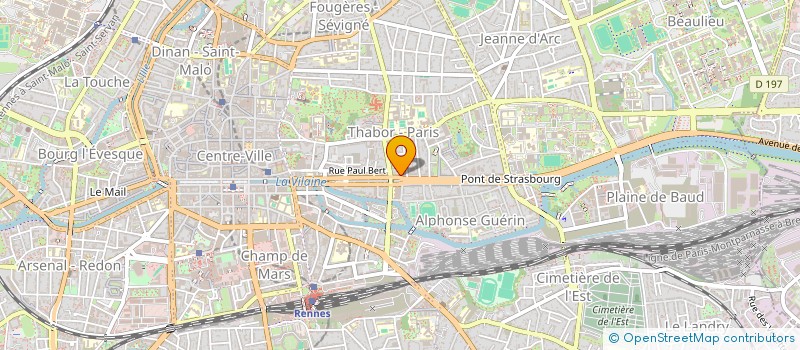 localisation de l'entreprise SANTEFORME 35  RENNES