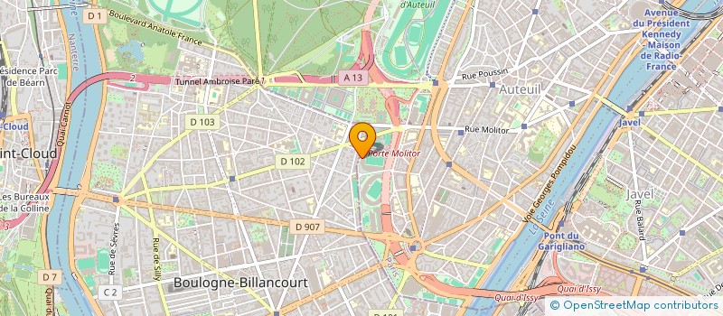 localisation de l'entreprise SANTEFUTUR à PARIS