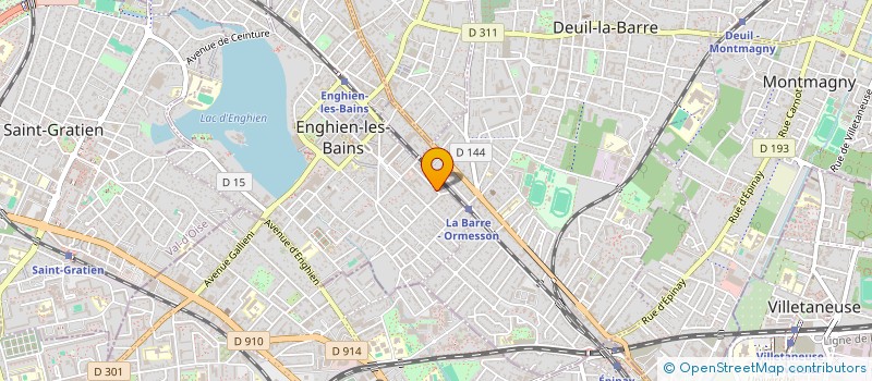 localisation de l'entreprise SANTEGYN  ENGHIEN-LES-BAINS