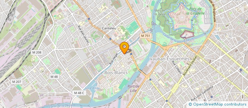 localisation de l'entreprise SANTELIO à LILLE