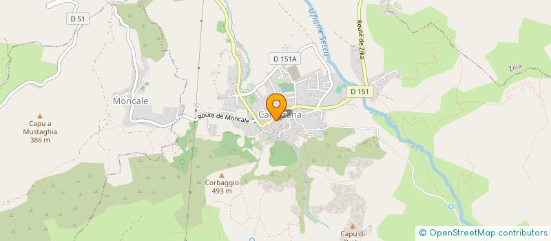 localisation de l'entreprise SANTELLI CONSTRUCTIONS à ZILIA