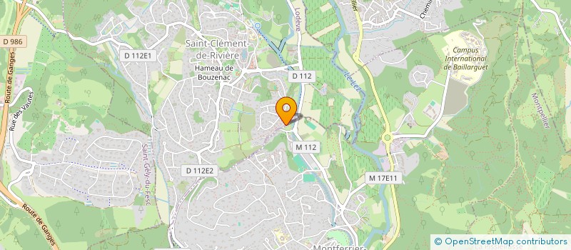 localisation de l'entreprise SANTEO  SAINT-CLEMENT-DE-RIVIERE