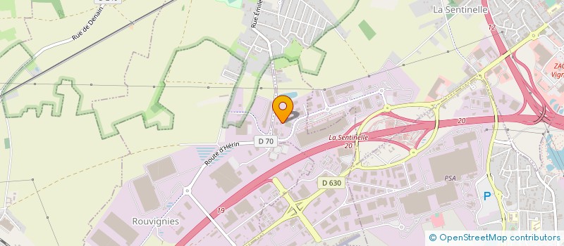 localisation de l'entreprise SANTEO  PROUVY