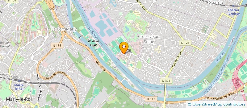 localisation de l'entreprise SANTEOL ILE DE FRANCE à CROISSY-SUR-SEINE