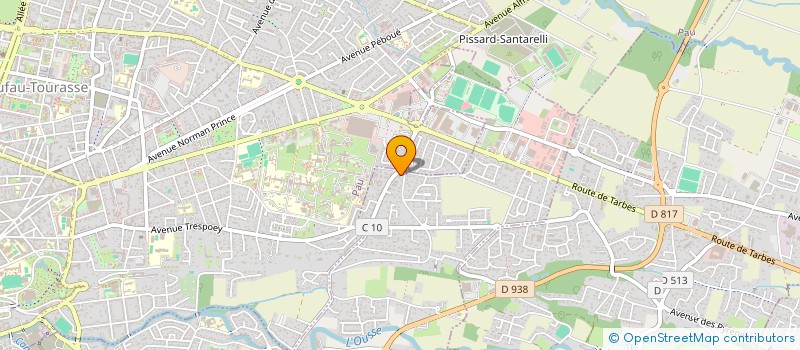 localisation de l'entreprise SANTEQUILIBRE LARRIBAU  BIZANOS