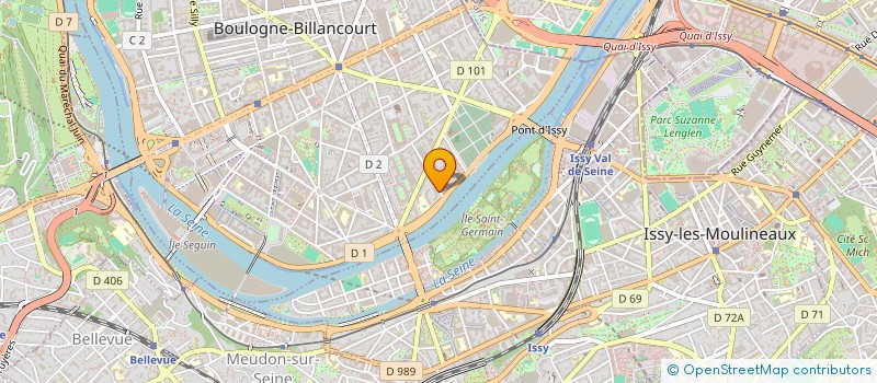 localisation de l'entreprise SANTERIC à BOULOGNE-BILLANCOURT