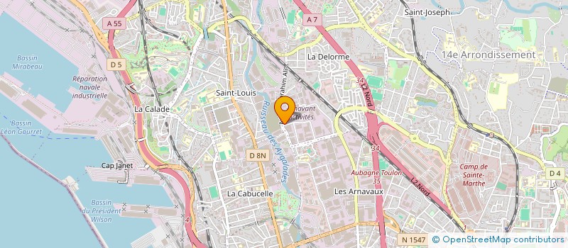 localisation de l'entreprise SANTERNE MARSEILLE à MARSEILLE
