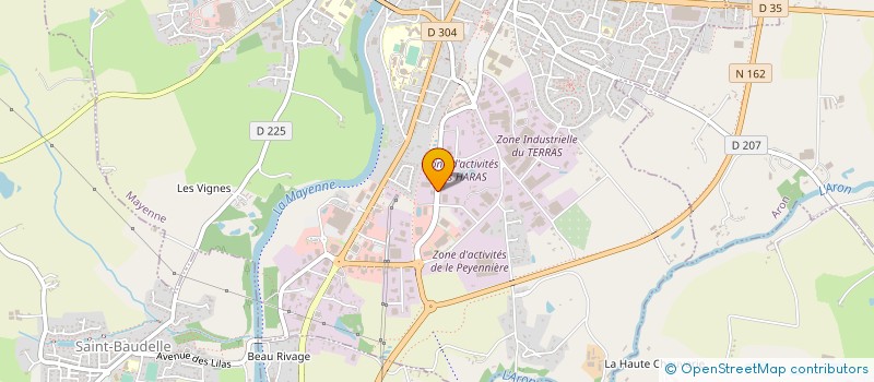 localisation de l'entreprise SANTERNE MAYENNE  MAYENNE