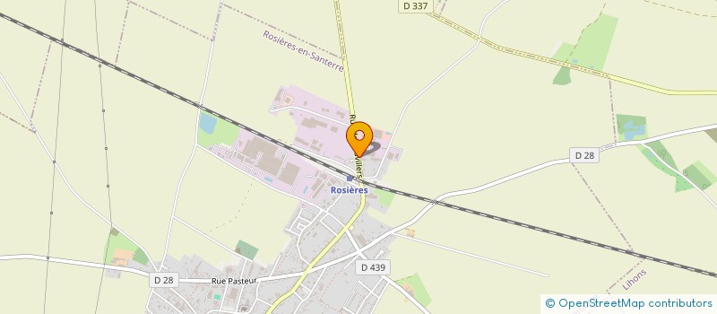 localisation de l'entreprise SANTERRE 2000 à ROSIERES-EN-SANTERRE
