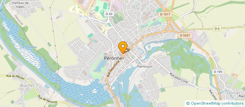 localisation de l'entreprise SANTERRE PRESSE  PERONNE