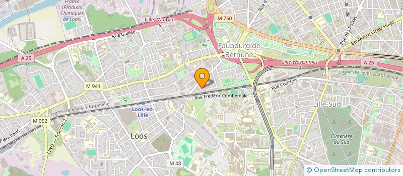 localisation de l'entreprise SANTES FAIDHERBE  LOOS