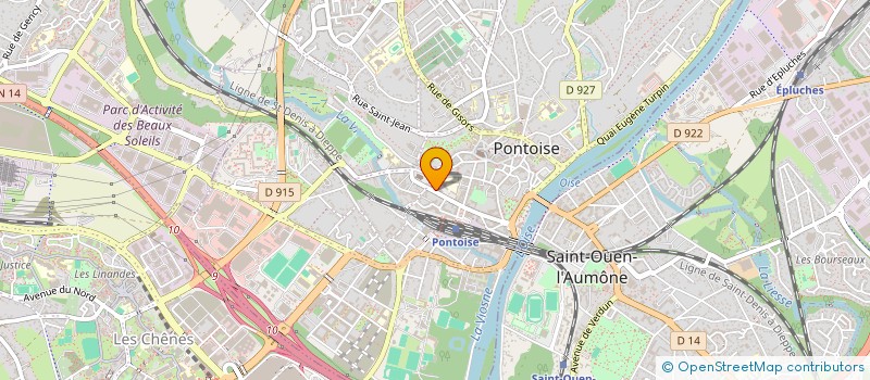 localisation de l'entreprise SANTESSENTIELLES, ASSOCIATION SANTE ET BIEN-ETRE  PONTOISE