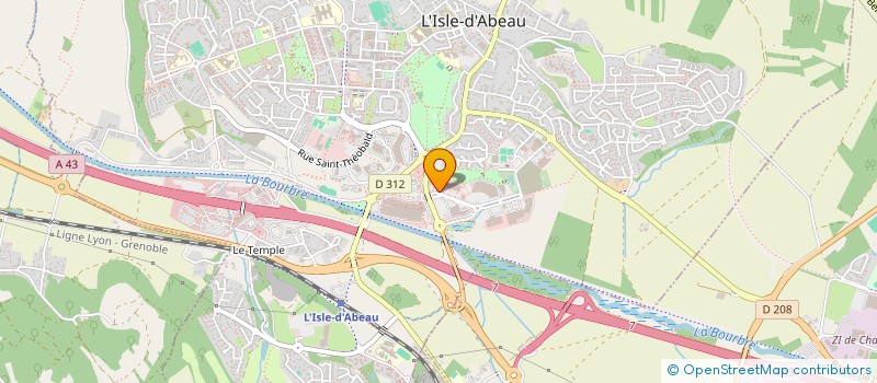 localisation de l'entreprise SANTEUIL CA  L'ISLE-D'ABEAU